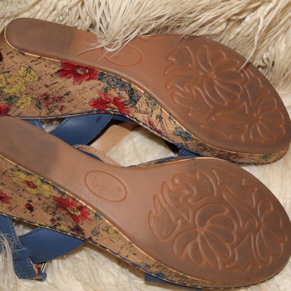 B.O.C Boise Navy Wedge Sandal - Picture 6 of 7